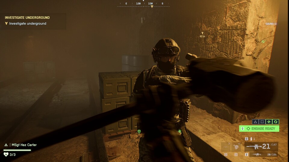 Munteres Hämmern ist in der Singleplayer-Kampagne durchaus erwünscht. Warum sonst verhalten sich die KI-Gegner so behämmert?