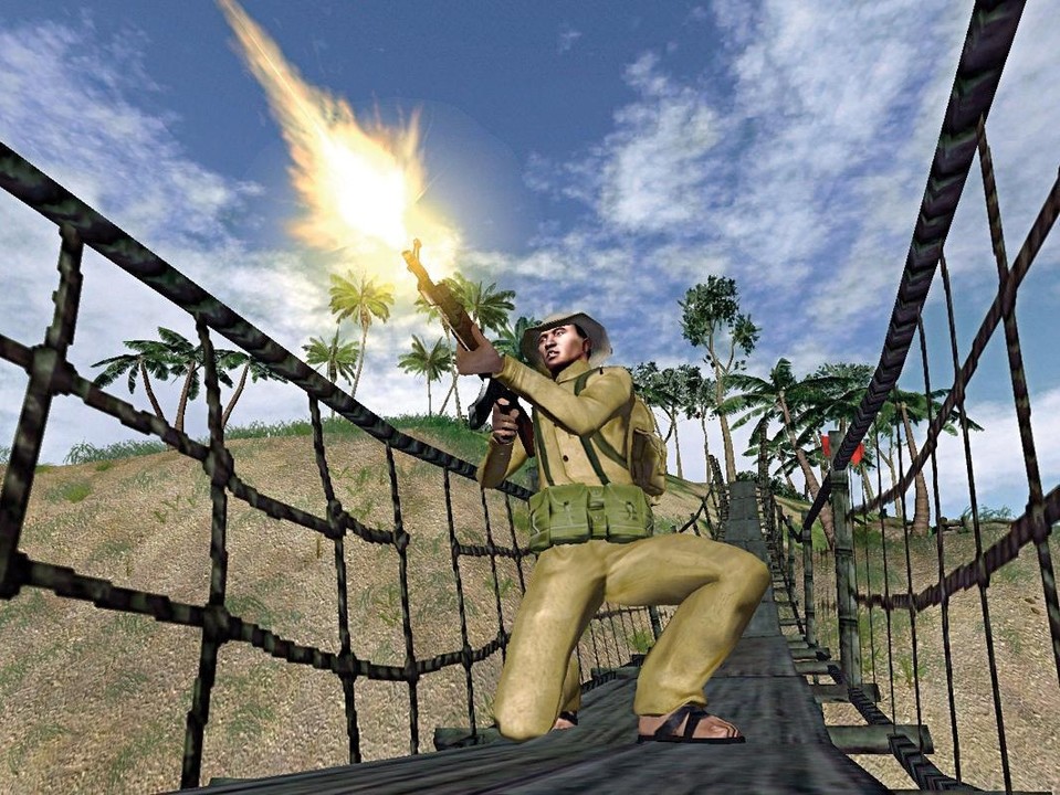Der neue Vietcong-Kämpfer ist Spezialist für Urwaldkampf und Fallenstellen.