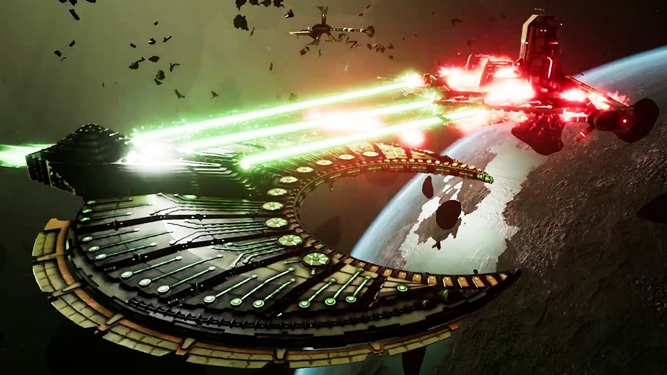 Grundlagen von Battlefleet Gothic: Armada 2 im Trailer erklärt.