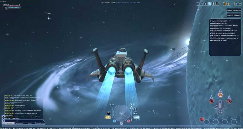 Die Grafik von Battlestar Galactica wurde per Update verbessert.