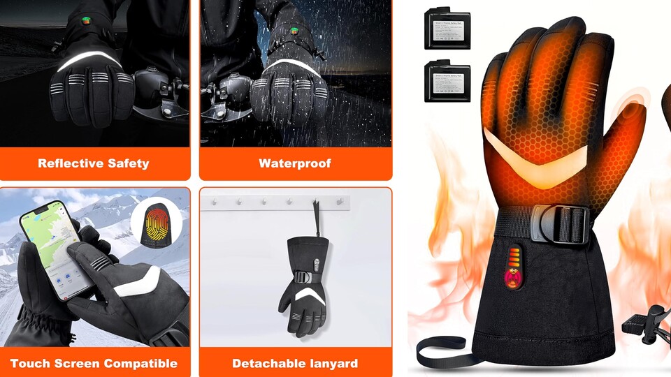 Reflektoren für die Nacht, kompatibel mit Touchscreens und verschiedene Größen für alle Geschlechter - und das zum fairen Preis.