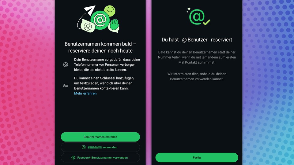 Bei WhatsApp gibt es bald persönliche Benutzernamen. So könnt ihr sie jetzt schon reservieren. (Bildquelle: GameStar Tech Aaron Hofmann)