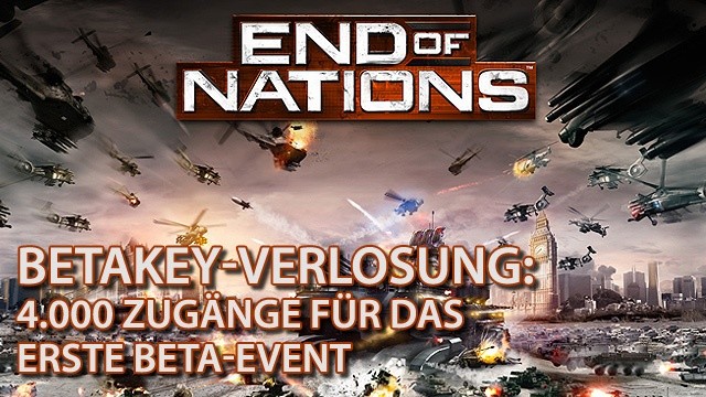 GameStar verlost 4.000 Betakeys für End of Nations.