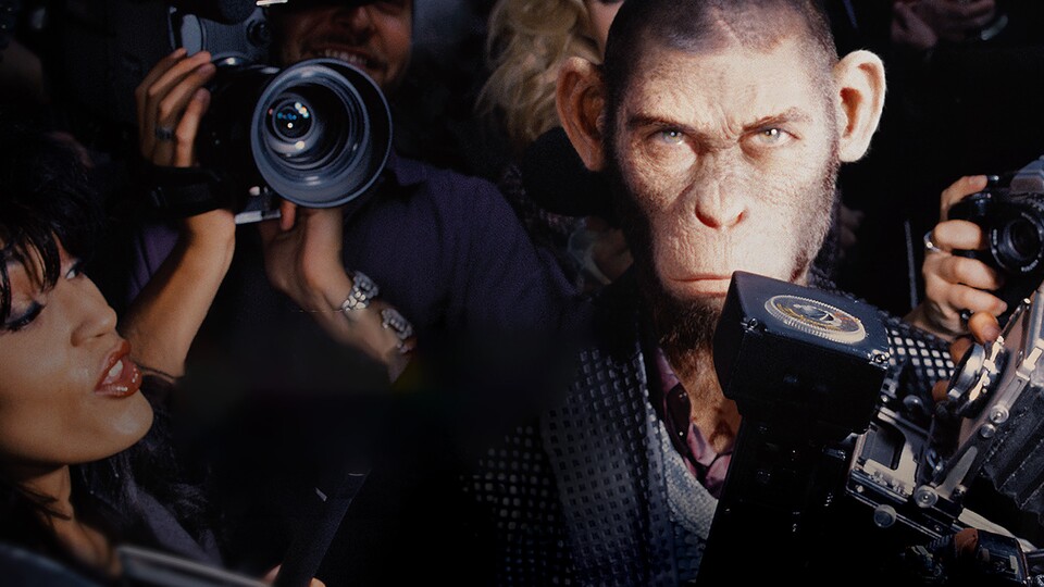 In der Verfilmung von Robbie Williams Leben spielt ein Affe die Hauptrolle, also zumindest so halb.