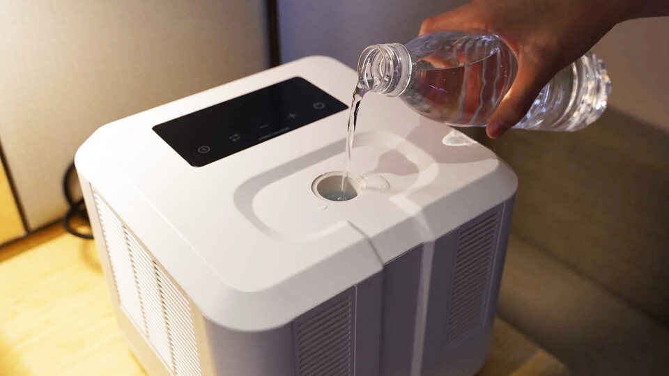 Einfach Wasser einfüllen und schon schlaft ihr so fest, wie ein Baby.