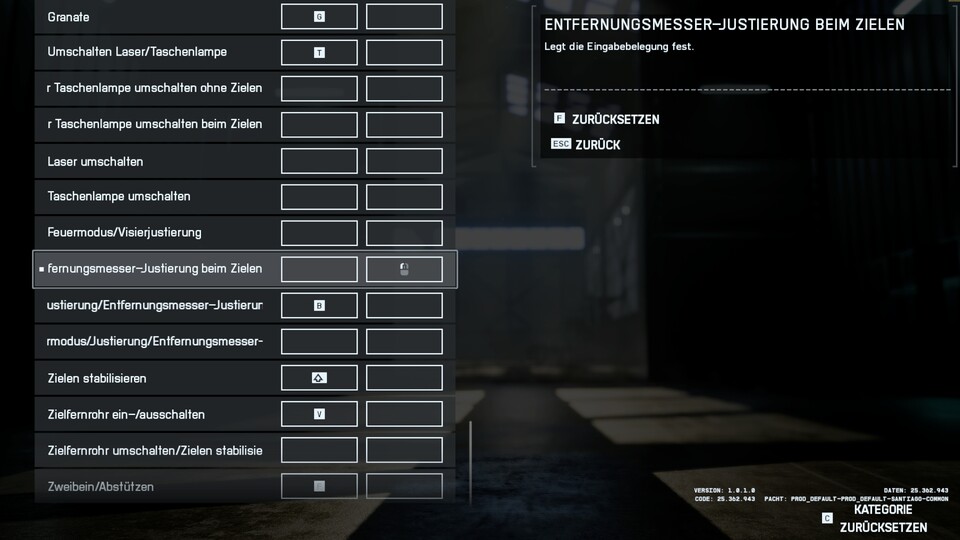 Diese Aktion legt ihr euch auf die linke Maustaste.