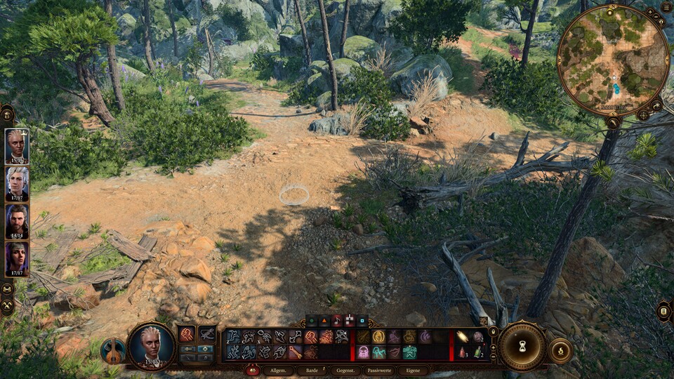 Nichts zu sehen: Häufig bin ich von meinen Figuren getrennt, da ich mit der Kamera die Welt bereits vor ihnen nach interessanten Orten absuche.