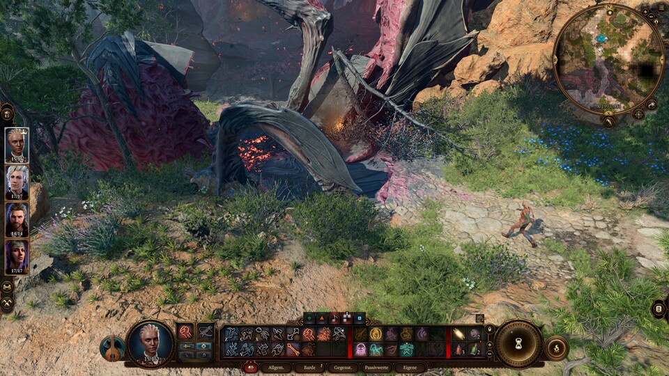 Der Blick von oben bricht mit meiner Immersion, weil mir so besonders auffällt, dass die Welt eine Spielwiese für meine Abenteuer sein soll.