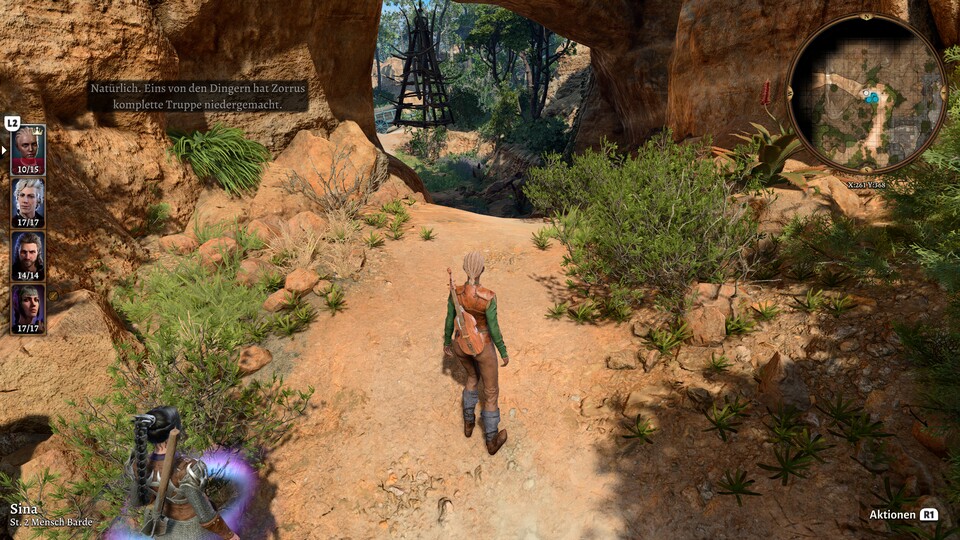 Da war’s um mich geschehen: Die neue Steuerung macht meine Heldin zum Mittelpunkt meiner Erkundungen.