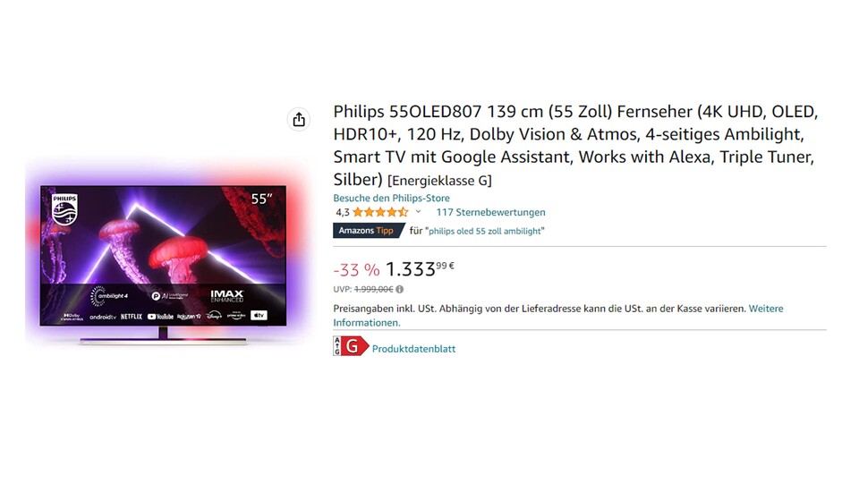33% Rabatt auf die UVP klingt auf den ersten Blick gut...
