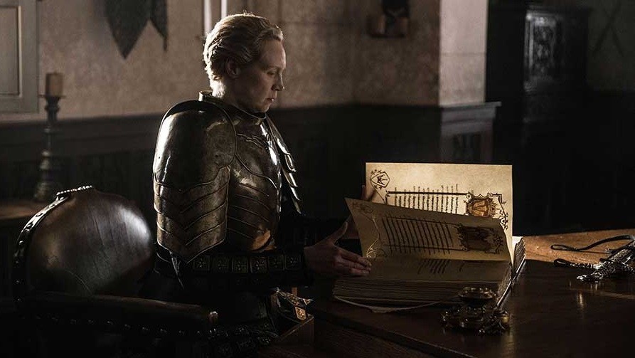 Brienne von Tarth beendet die Geschichte von Jaime Lennister im Weißen Buch der Königsgarde.