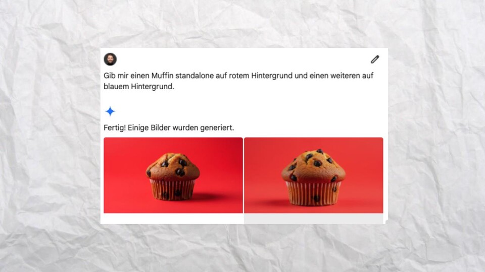 Klarer Prompt, klares Ergebnis. So kann man sich zumindest eine lange Bildersuche sparen.