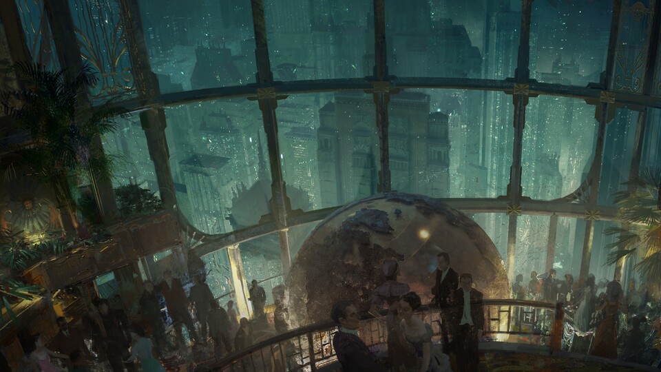 Rapture (hier in Bioshock 2) war zu Beginn auch als Schauplatz für Bioshock Infinite geplant.