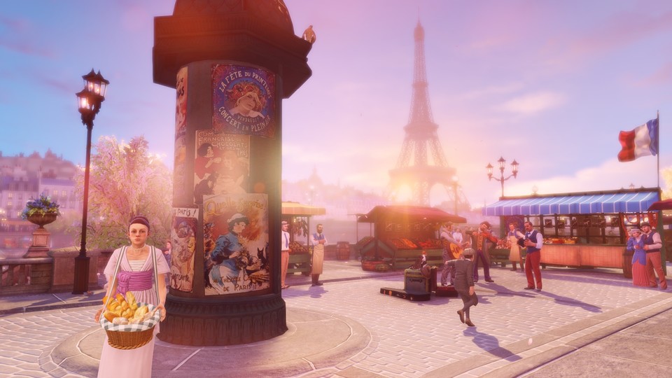 Im abschließenden DLC zu Bioshock Infinite reist ihr in einer Vision nach Paris - es ist zu schön, um wahr zu sein.