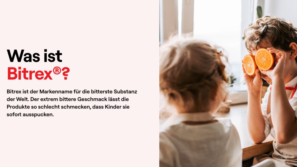 Bitrex ist der Markenname für Denatoniumbenzoat. (Bildquelle: Bitrex)