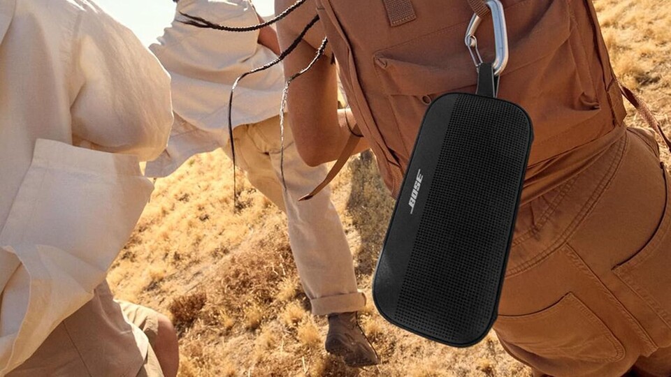 Diese Box macht so einiges mit: Sie hält mühelos Stürze aus und ist staub- und wasserdicht.