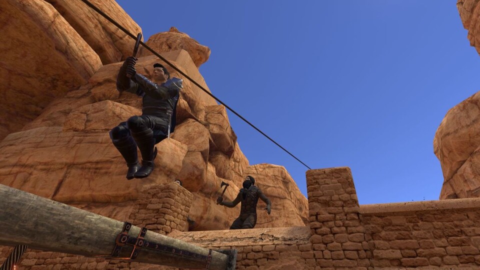 Blade+Sorcery ist mein persönliches Highlight, wenn es darum geht, spielerisch Kalorien und Gegner zu verbrennen.