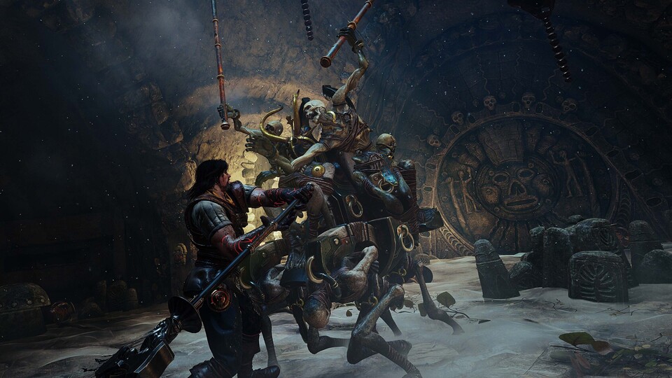 Dieses unheimliche Konstrukt zu zerschmettern, ist wohl auch eine Aufgabe für unseren Hammer.