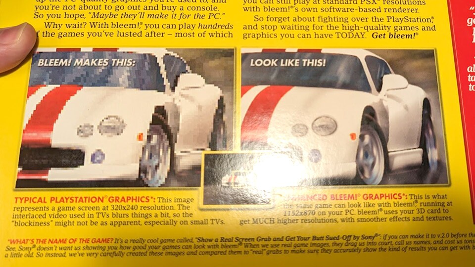 Auf der Rückseite der Verpackung wurde die bessere Grafik aufgezeigt. (Bild: Reddit - DjMcfilthy)