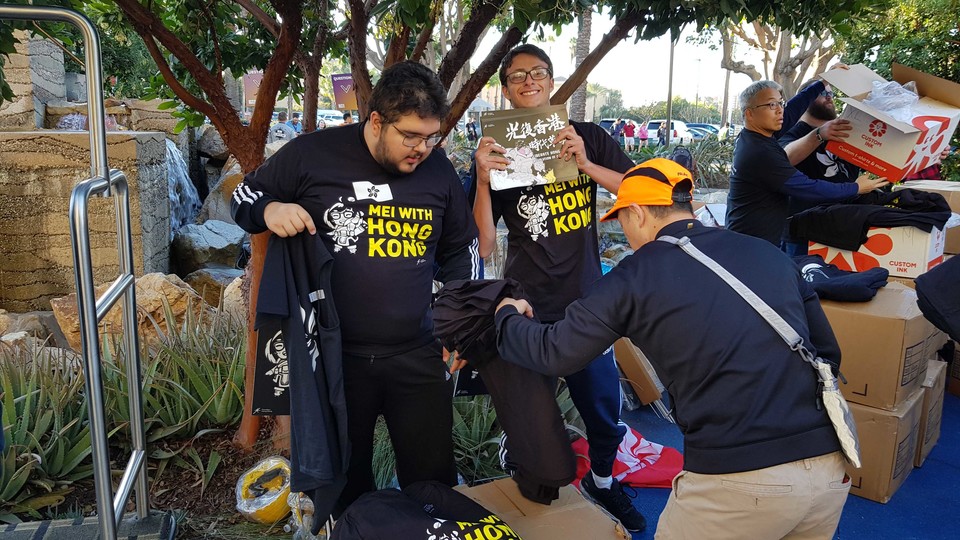 Vor der Blizzcon 2019 in Anaheim ereigneten sich Pro-Hong-Kong-Proteste.