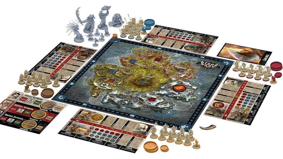 Im Spiel sind eine große Anzahl an richtig schönen Miniaturen enthalten.