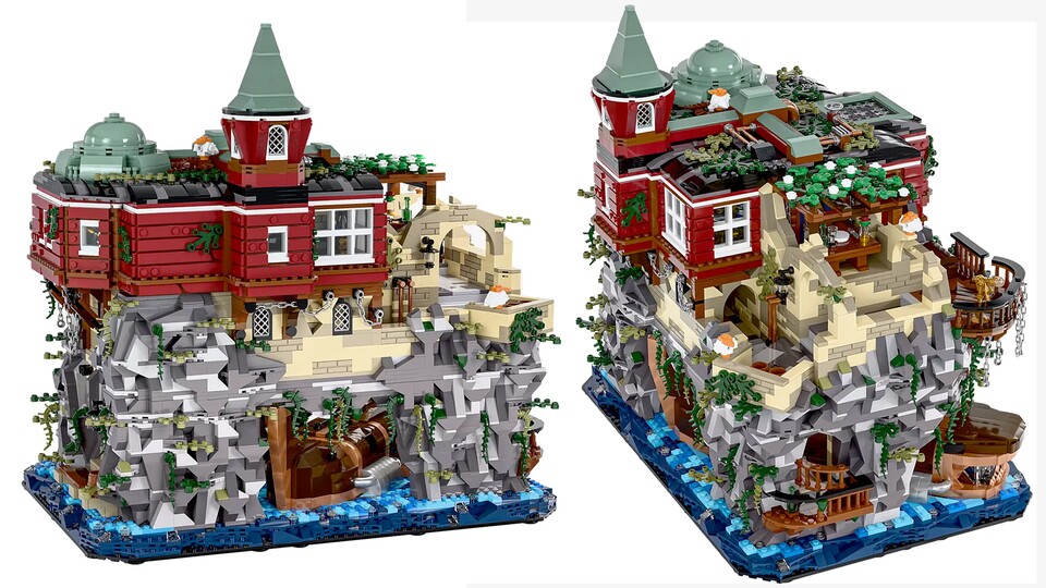 Die »Reise des Astronomen« ist eine der beliebtesten Set-Serien von BlueBrixx. Das Herrenhaus ist ein Favorit.