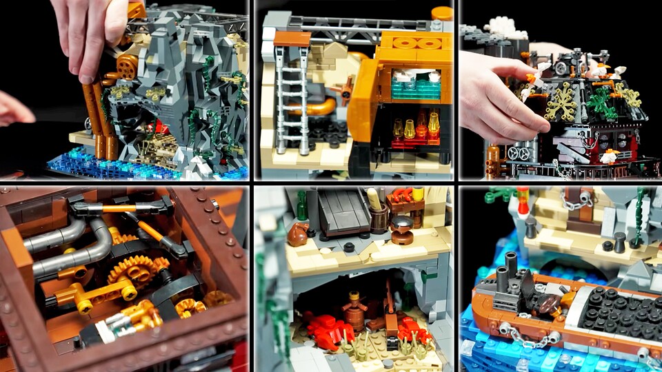 Von glühenden Kohlen bis zu den Rauchschwaden. Das Kraftwerk des Astronomen bietet viele Szenen.