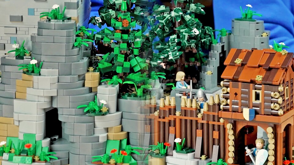 Nicht nur die herausnehmbare Burg ist beachtlich, sondern auch der Fleck Natur. Mein Favorit ist die kleine Höhle, die direkt in die Küche führt.