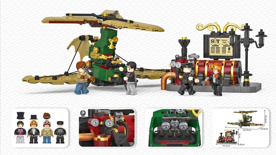 Helikopter oder Da Vincis Flugmaschinenprototyp? Irgendwie beides! Flugtaxis können auch so aussehen.