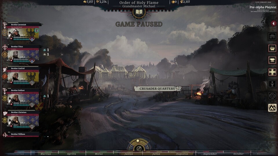 Im Lager kümmert ihr euch um die Versorgung eurer Ritter-Truppe, pflegt Kranke und repariert kaputte Rüstungen