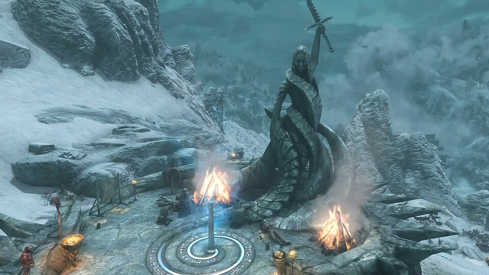 In Boethiahs Schrein sollten wir in Skyrim ein Menschenopfer anbieten, um Ihre Suche zu beginnen.