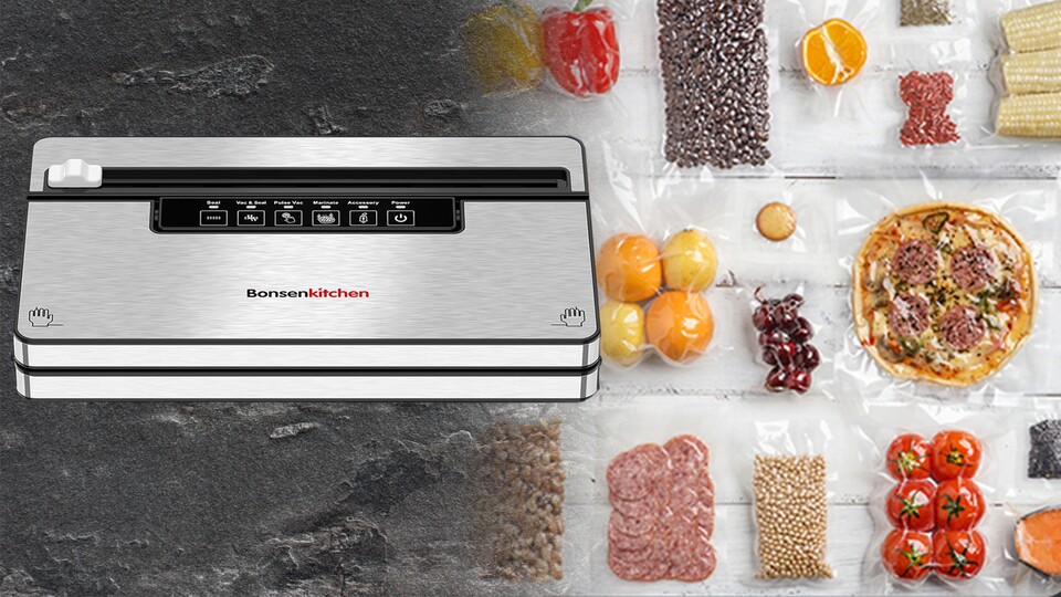 Tomaten, Salami oder gleich die ganze Pizza: Ein Vakuumiergerät ist ein richiger Frischhalte-Weltmeister!