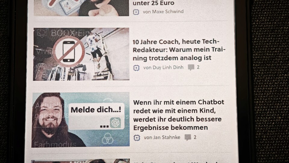 Ghosting ist leider ein häufiges Problem bei E-Ink-Bildschirmen. (Bildquelle: Duy Linh DinhGameStar Tech)