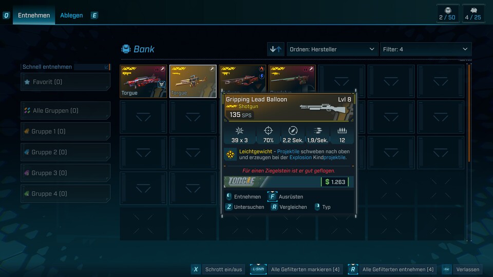 Lasst es Schrotkugeln vom Himmel regnen! Mit der Lead Baloon kein Problem, ist sie doch eine der besten Waffen in Borderlands 4.