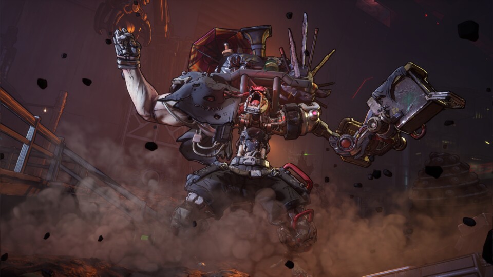 Die Bosse in Borderlands 4 sollen noch besser werden als die im Vorgänger. Dieser Cyborg sieht schon mal übel aus!
