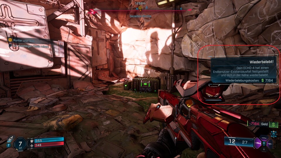 Gott sei Dank gibt es in Borderlands 4 Wiederbelebung-Stationen, falls ihr beim Koop-Trick unter Feuer kommt.