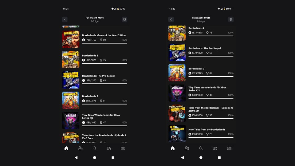 Ja, ich habe wirklich alle Erfolge der gesamten Borderlands-Reihe gesammelt.