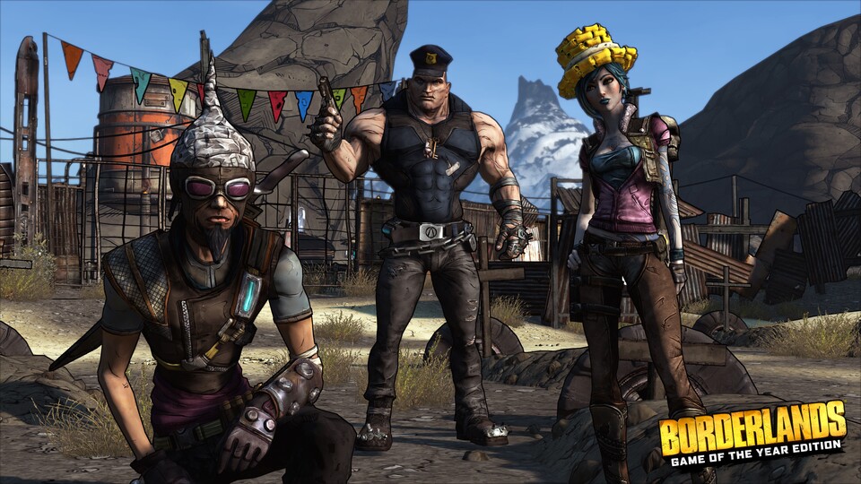 Mit einer neuen Mod für die GOTY-Version von Borderlands könnt ihr die verbesserten Charaktermodelle eurer Helden auch von außen bewundern. 