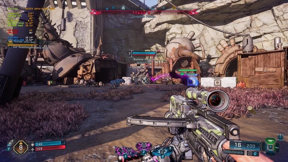 Borderlands sieht in 4K auf »Badass« richtig gut aus – vorausgesetzt man mag den generellen Look der Serie.