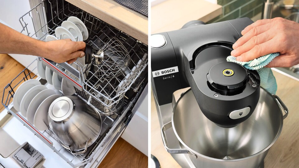 Die Aufsätze und die Maschine selbst lassen sich einfach reinigen. Aber das besonderste ist für mich das Getriebe.