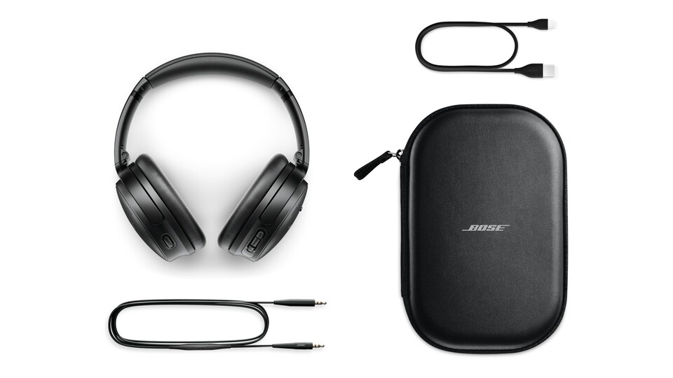 Im Lieferumfang ist neben dem Ladekabel sowie dem 3,5 mm Klinkenkabel auch noch ein hochwertiges Travelcase enthalten.