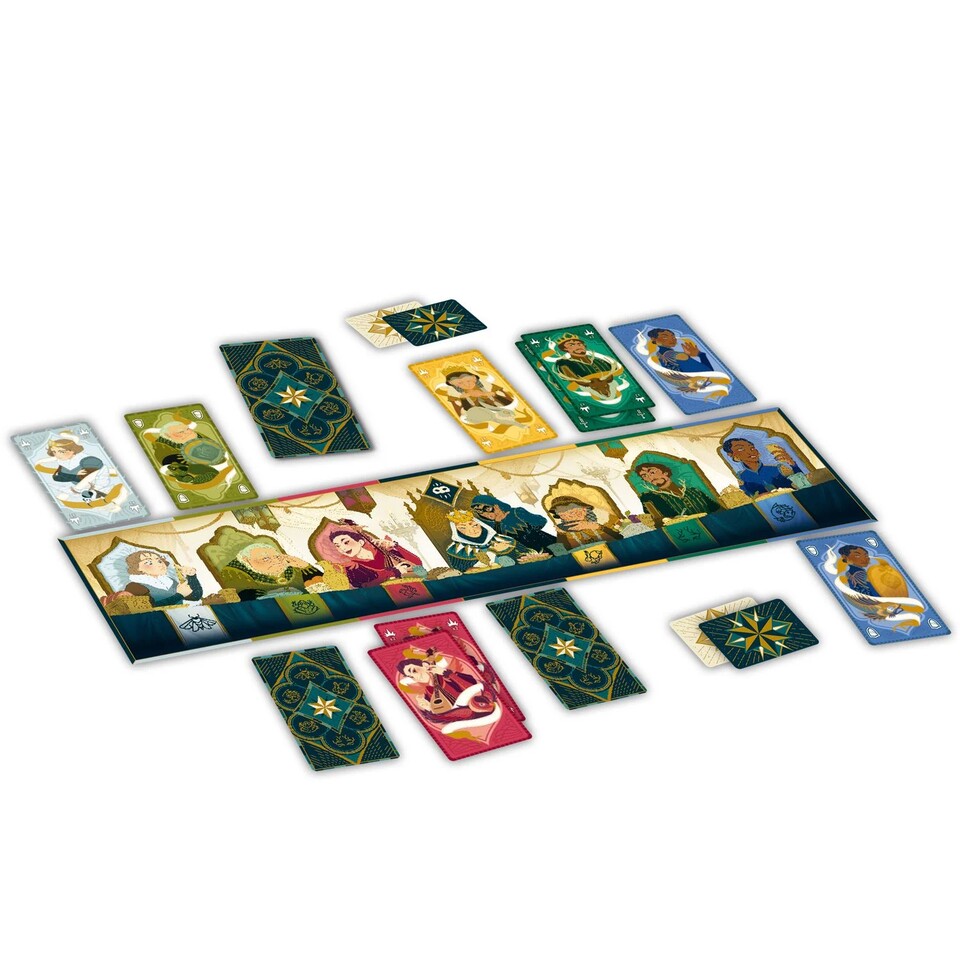 Durch das Platzieren von Karten beeinflusst ihr den König.