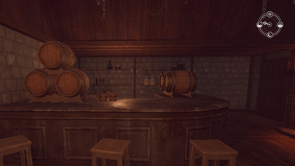 Wer hätte geahnt, dass man aus dieser gemütlichen Taverne die Zeit manipulieren kann?