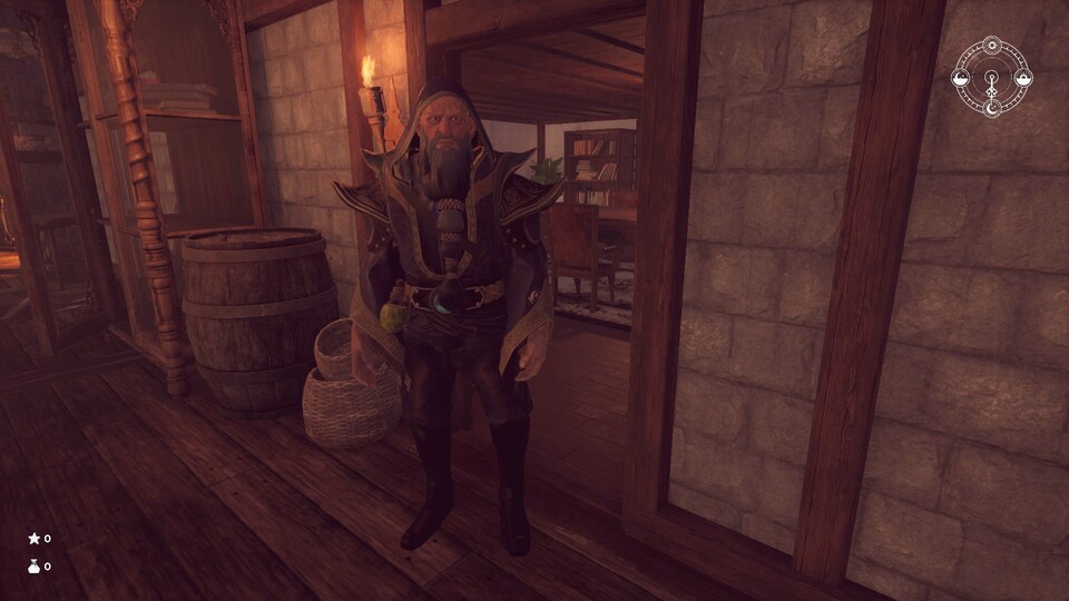 Dieser Mann lungert aus irgendeinem Grund in meiner Taverne herum und erklärt mir, was ich tun soll. Ich habe Fragen.