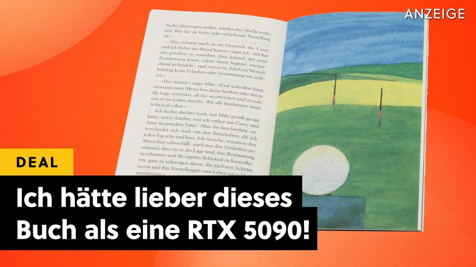 Eine Buchempfehlung statt eines 4K TVs oder einer Grafikkarte: Für alle, die mal wieder etwas für sich tun wollen.