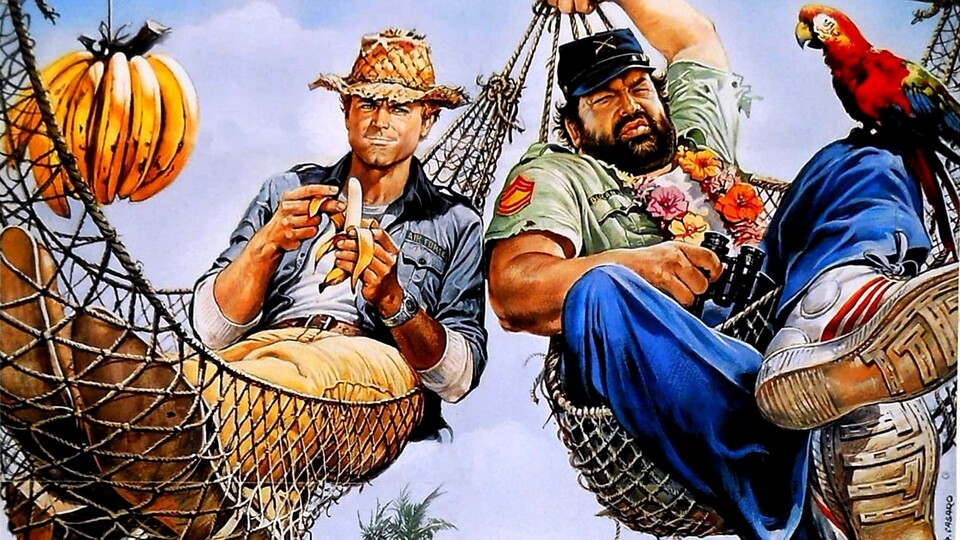 Bis Ende 2025 verteilen Bud Spencer und Terence Hill noch für lau auf YouTube Schellen.