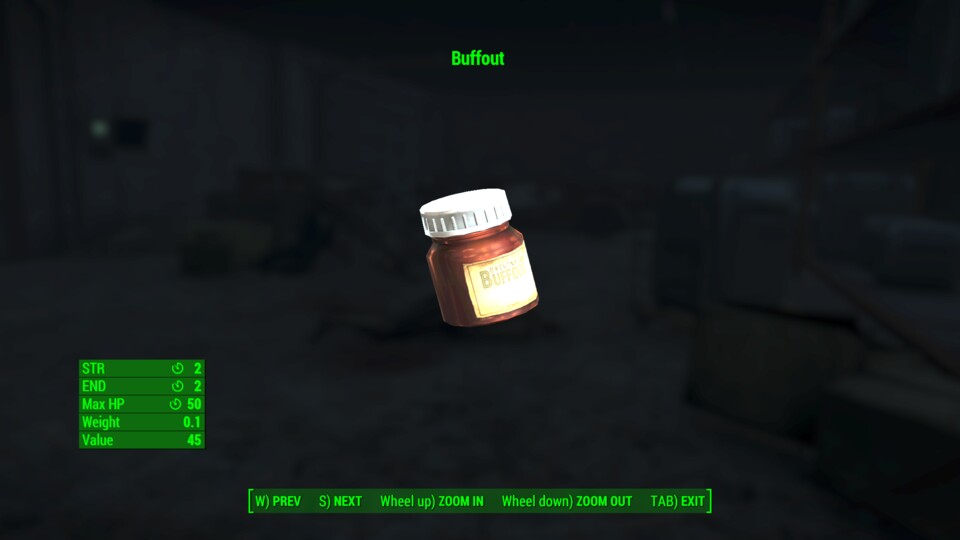 In Fallout 4 erhöht Buffout vorübergehend die Stärke, die Ausdauer und die maximalen Gesundheitspunkte.