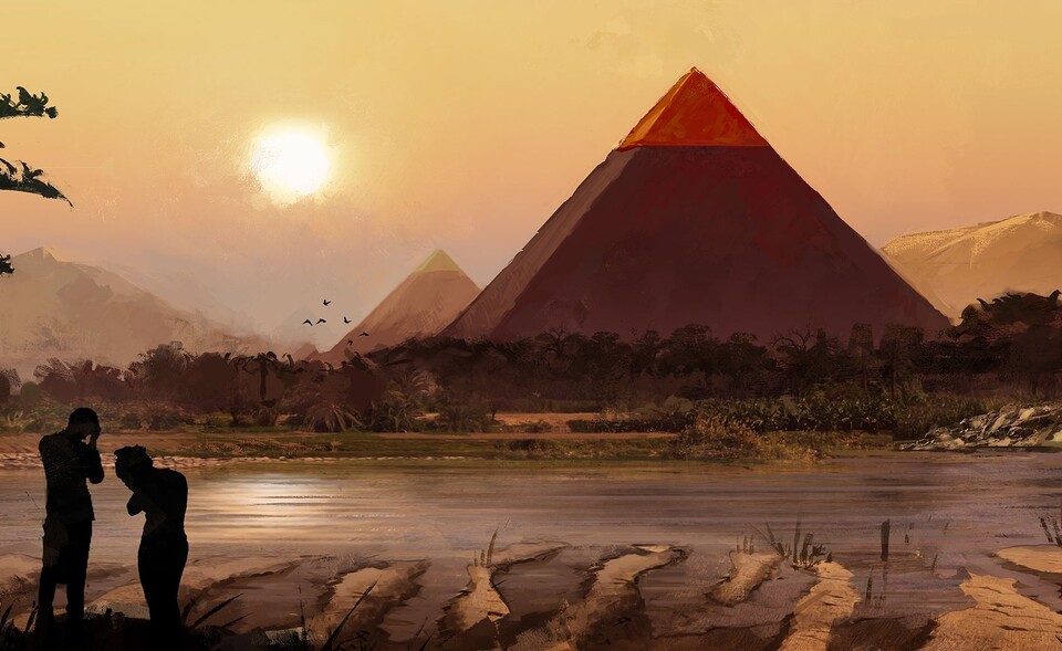 Buildes of Egypt lässt uns unsere eigene Pyramiden bauen und auch eine ganze ägyptische Stadt hochziehen. 