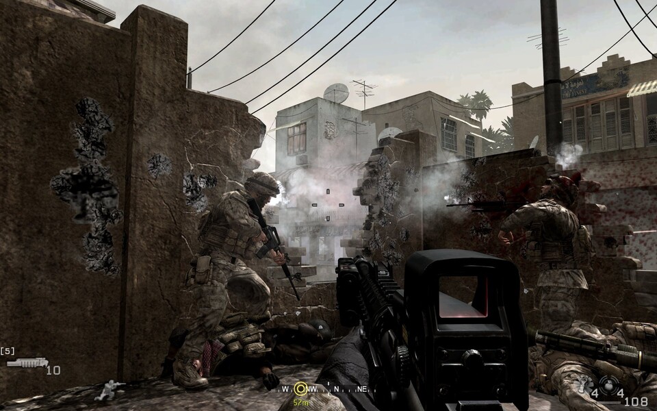 Call of Duty 4 unterlag Crysis im Wertungsduell mit 91 zu 94 Punkten.