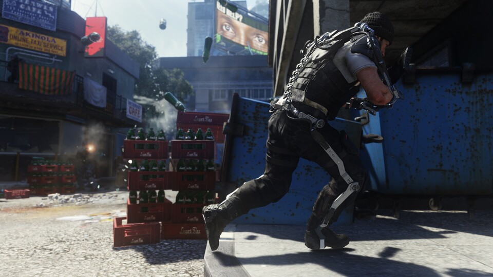 Werden wir in Call of Duty: Advanced Warfare hinter der Mauer erschossen? Wohl nicht, wenn der Shooter auf lagfreie dedizierte Server setzt, was laut einer Entwickleraussage wohl passieren wird - Details sind aber noch nicht bekannt.